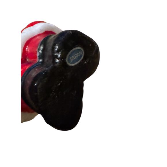 Vintage Christmas Candle Lot Santa Japan & Drummer Boy Wrapped Melted Wax Figure - Picture 4 of 8